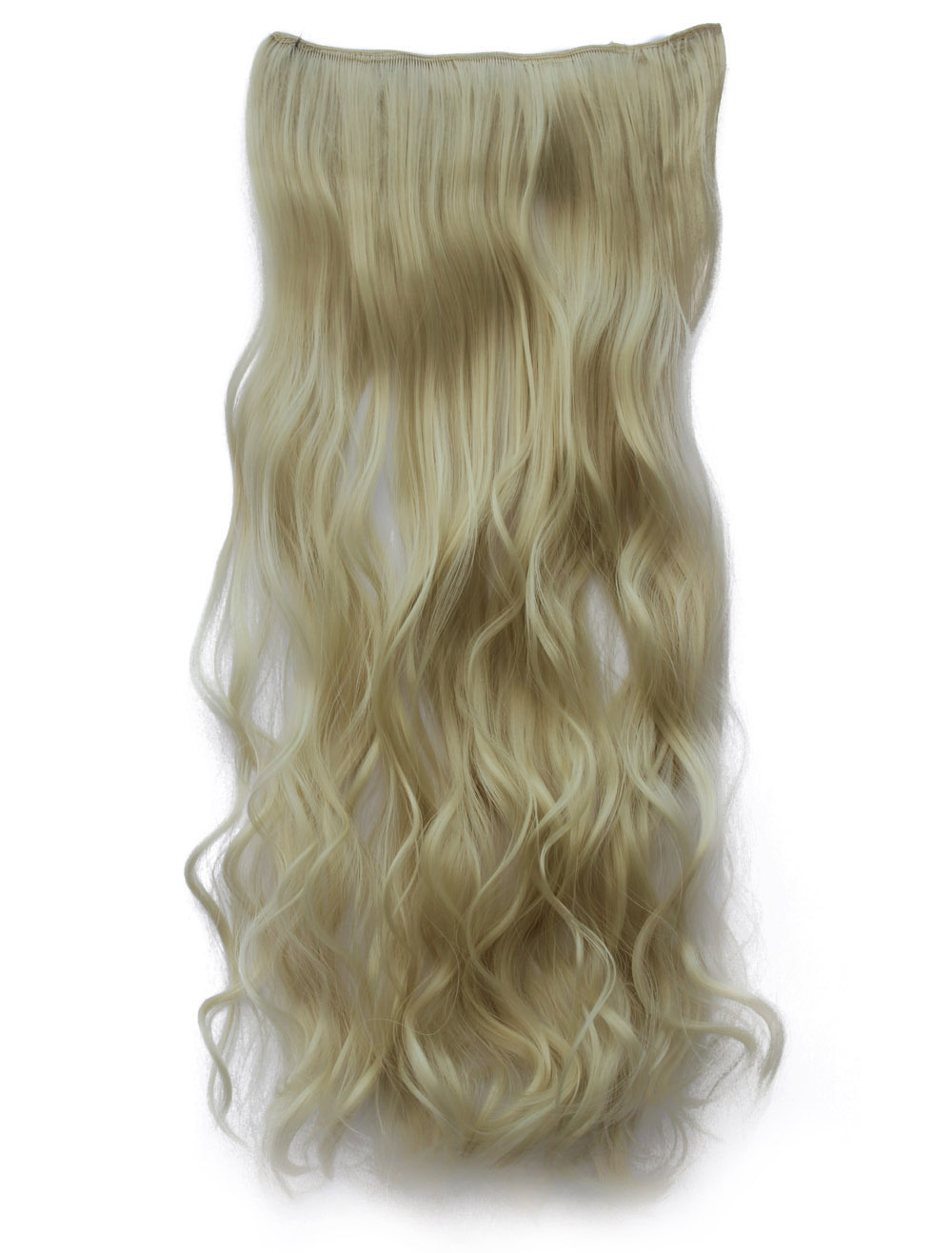 Tousled Long Ecru White Heat-resistant Fiber Extension - Milanoo.com