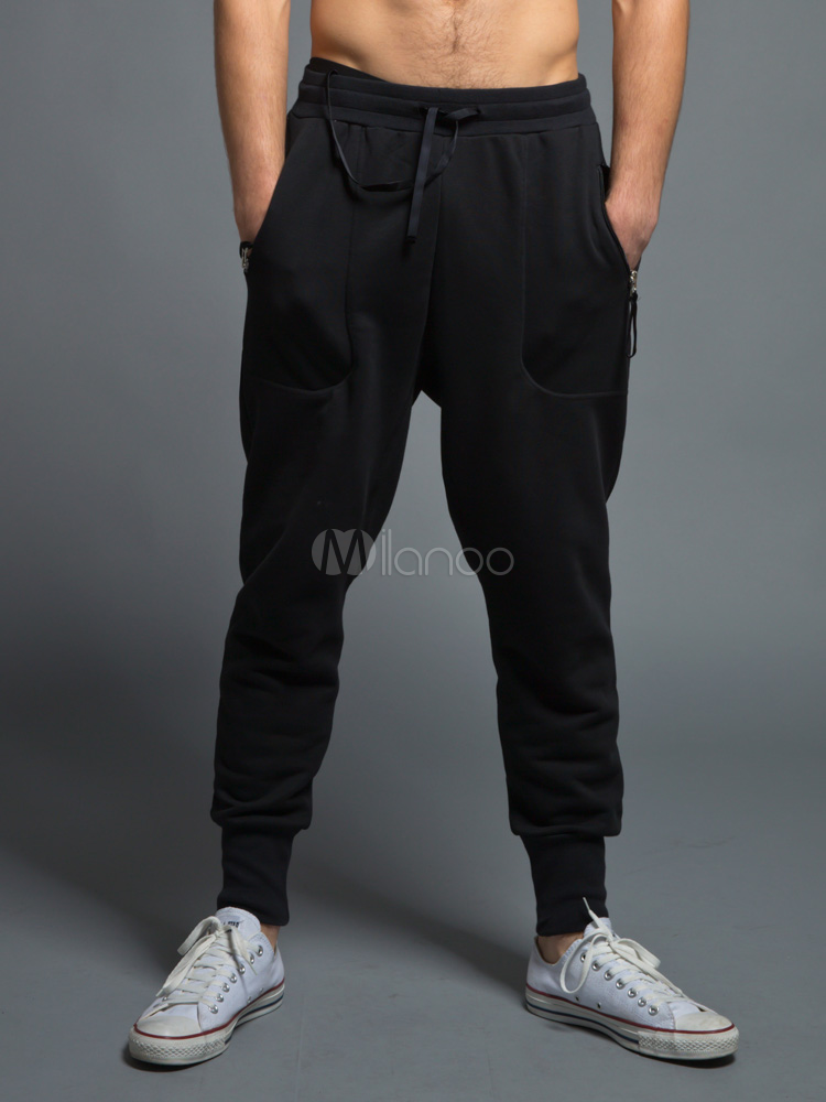 Pantalones largos deportivos de algodón - Milanoo.com