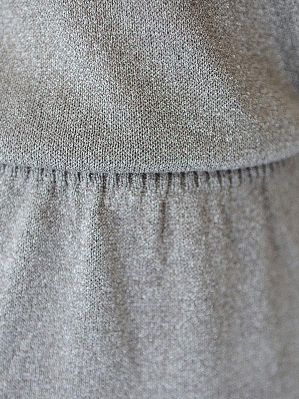 Solid Color Wool Blend Crewneck Elegant Womens Knitted Dress - Milanoo.com
