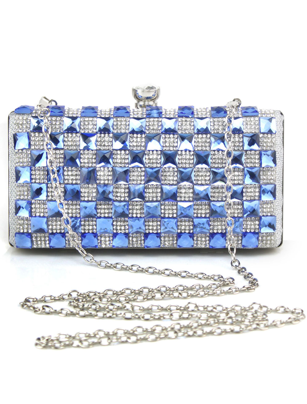 BABEYOND Pochette da donna con perle – Borsa da sera da sposa con perline e borsa interna per feste e matrimoni, Bianco sporco
