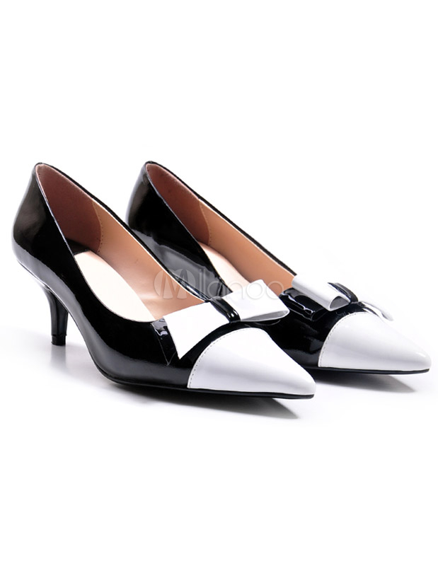 escarpin noir bout pointu