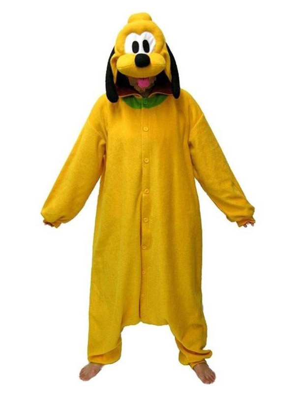 黄色 漫画 犬 着ぐるみ キャラクター コスチューム ハロウィン 着ぐるみパジャマ 男女兼用 大人用 Costumeslive Com