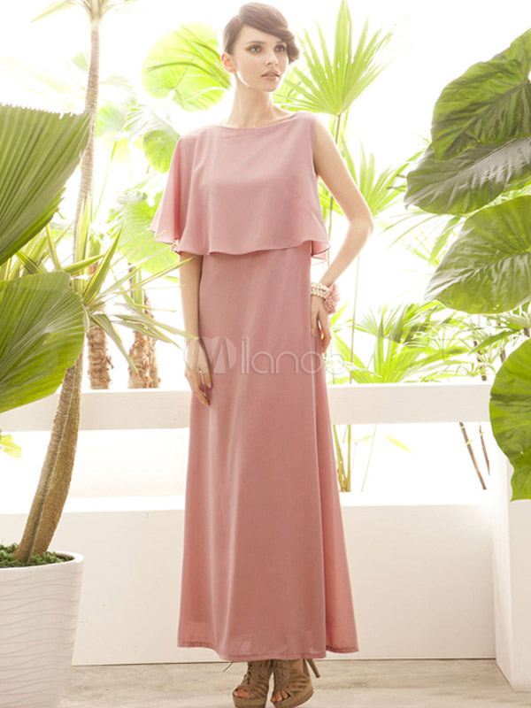 vestito lungo mezza manica