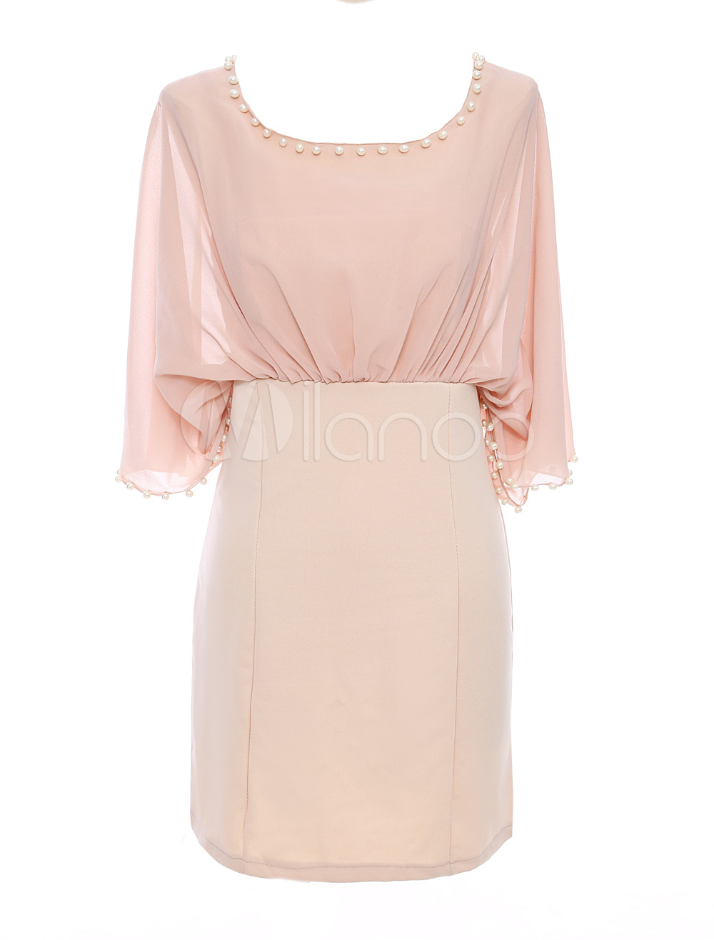 low back chiffon dress