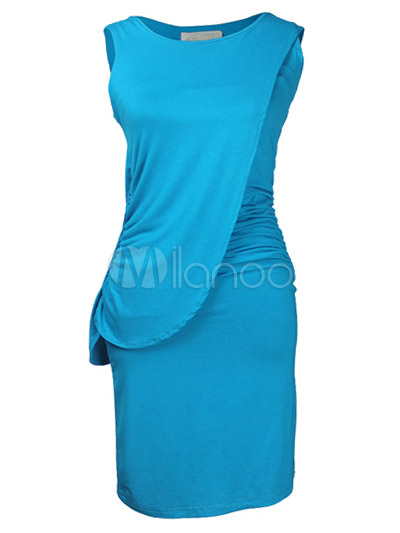 Sleeveless Polyester Quality Woman's Shaping Bodycon Dress - Milanoo.com
