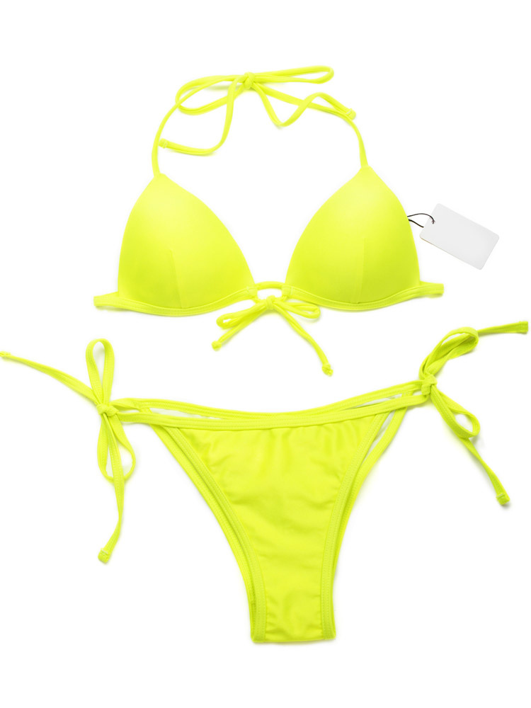 Charming Push Up Spandex Women's Bikini Suit - Milanoo.com