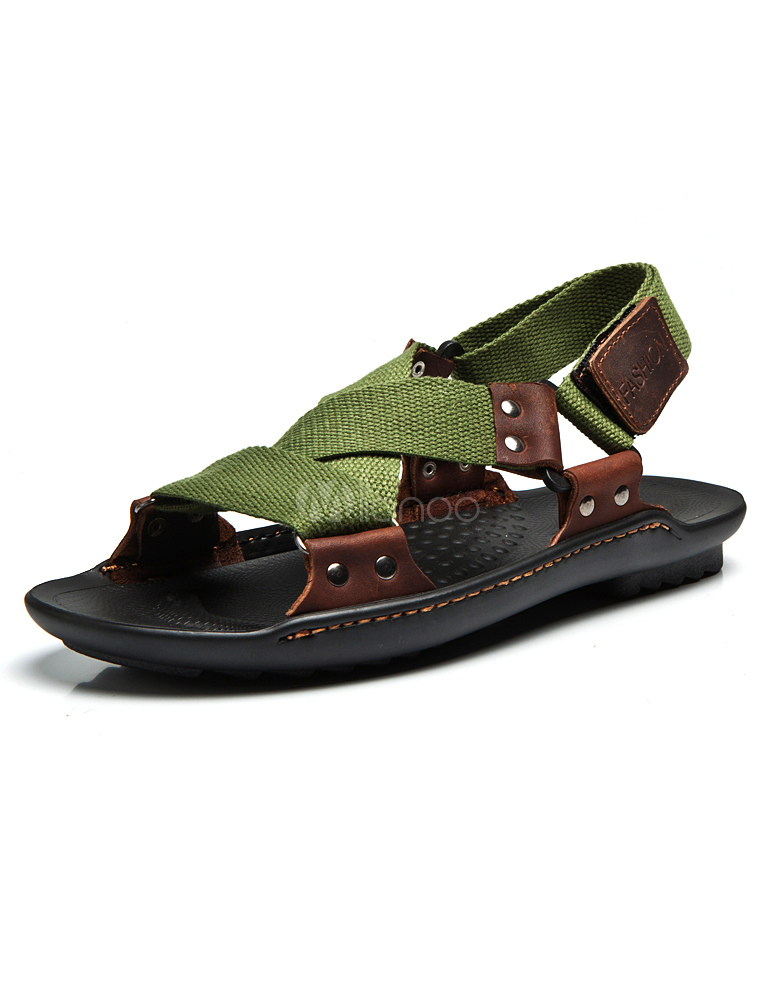 men's velcro strap sandals