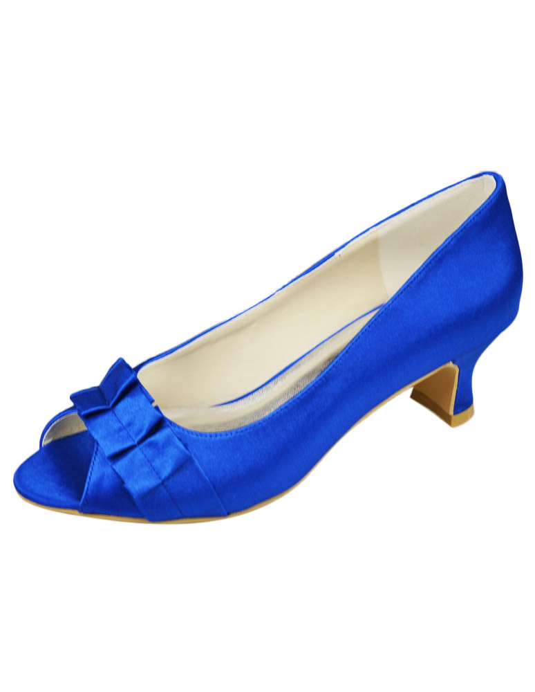 chaussure mariee talon epais