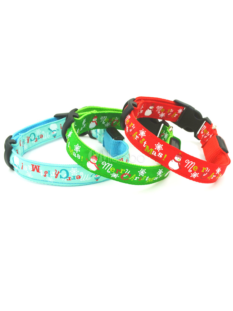 Christmas dog collar with lights Clearance