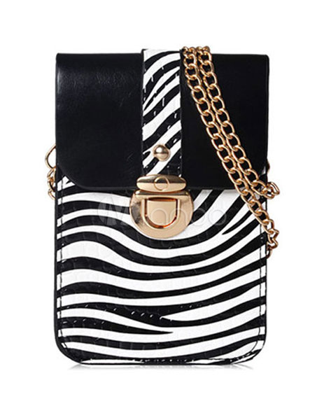 zebra cross body bag