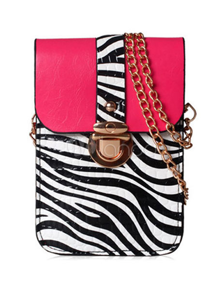 zebra cross body bag