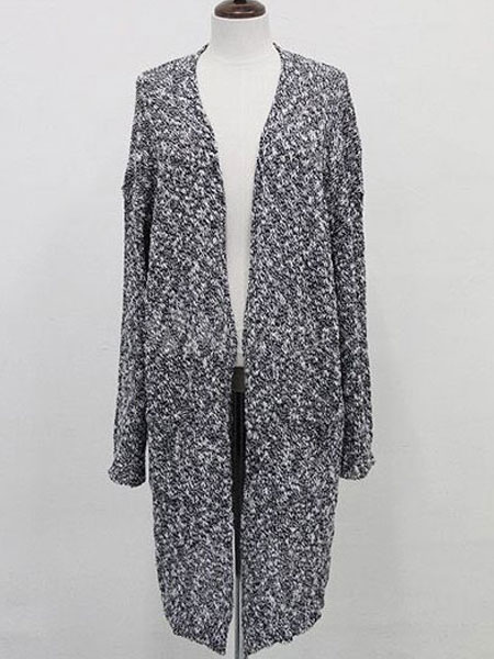 Long Knitted Cardigans - Milanoo.com