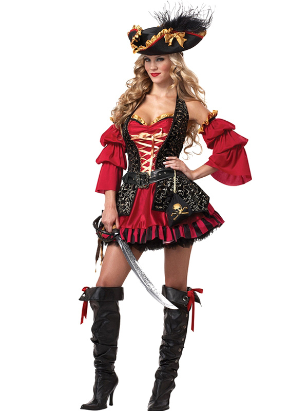Adult sexy pirate costume for women