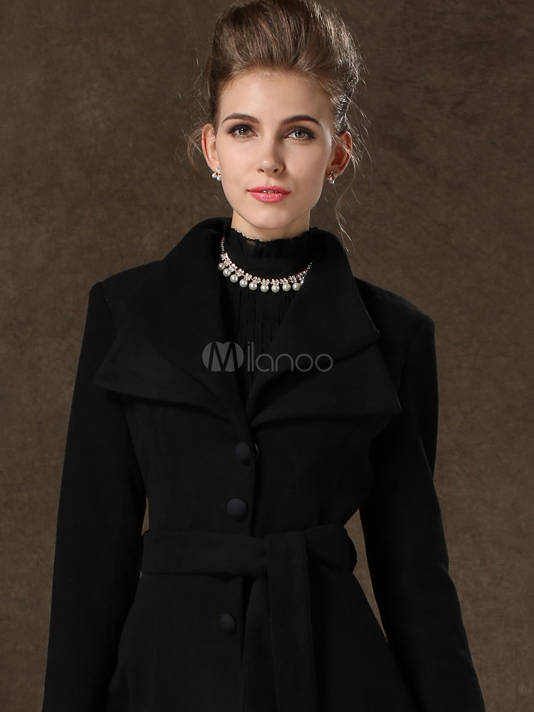 front tie coat