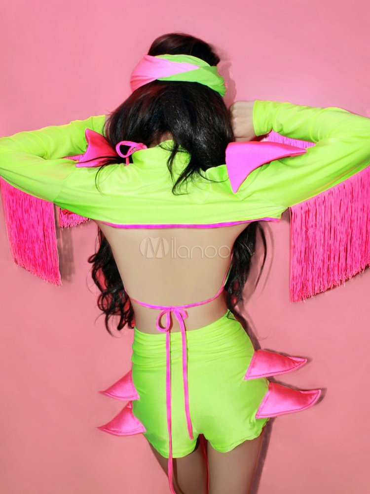 Lime Green Dance Costume