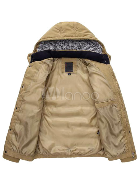 Hooded Quilted Jacket - Milanoo.com