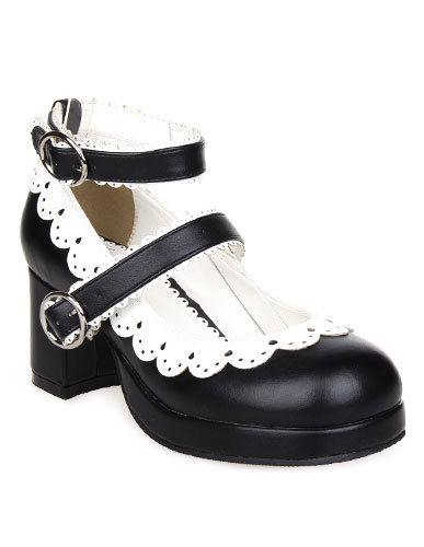 Two-Tone Lolita Shoes - Milanoo.com