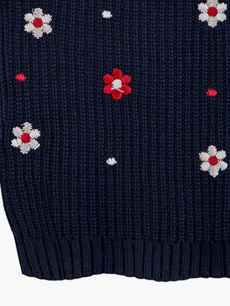 Flowers Pattern Pullover Sweater - Milanoo.com