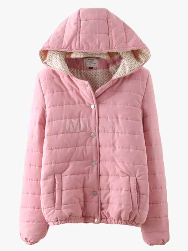 Hooded Cotton Quilted Jacket
