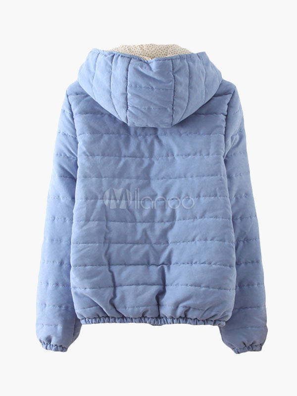 Hooded Cotton Quilted Jacket