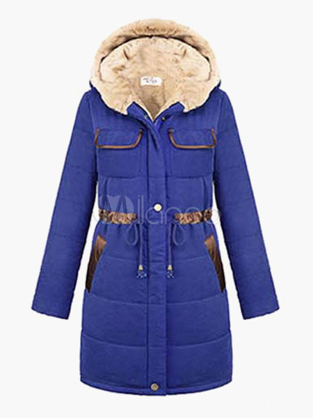 Wool Drawstring Mid Length Coat main image 0