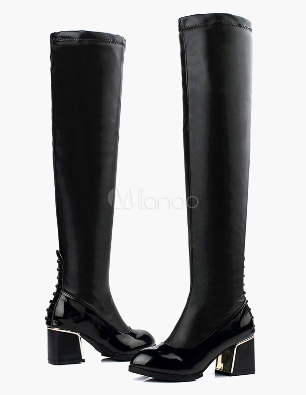 overknee boots chunky