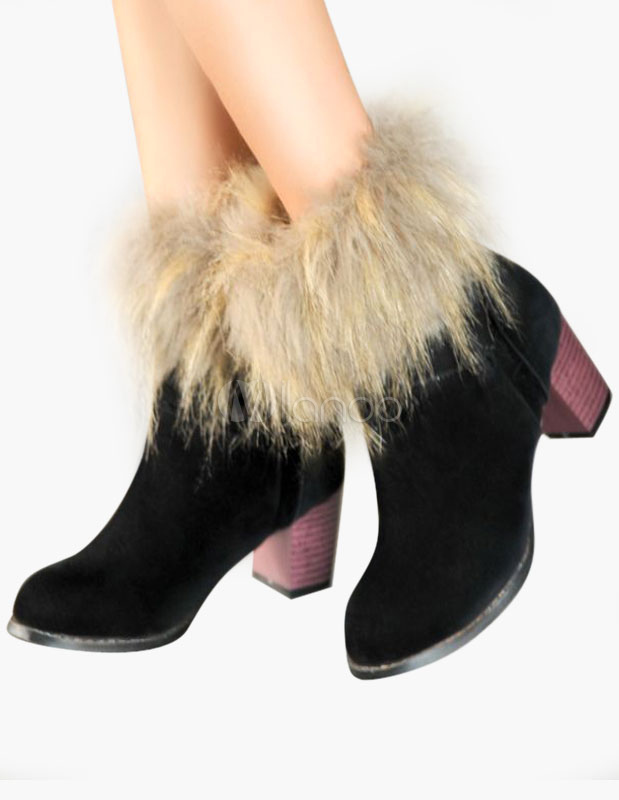 chunky booties womens