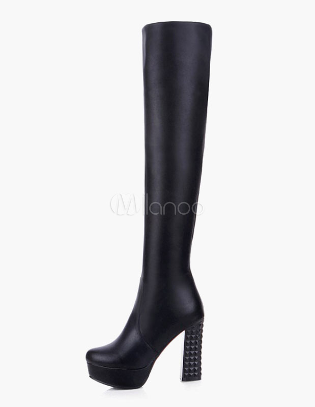 High Heel Platform Over The Knee Boots