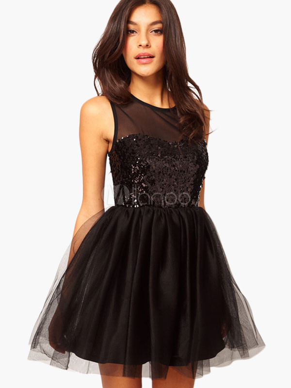 robe paillette patineuse