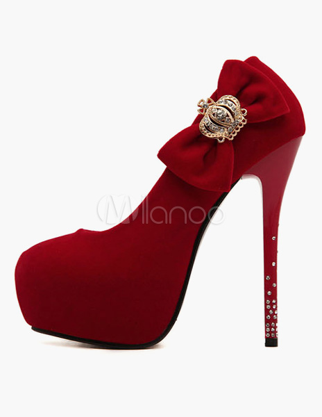 pumps with bow on top