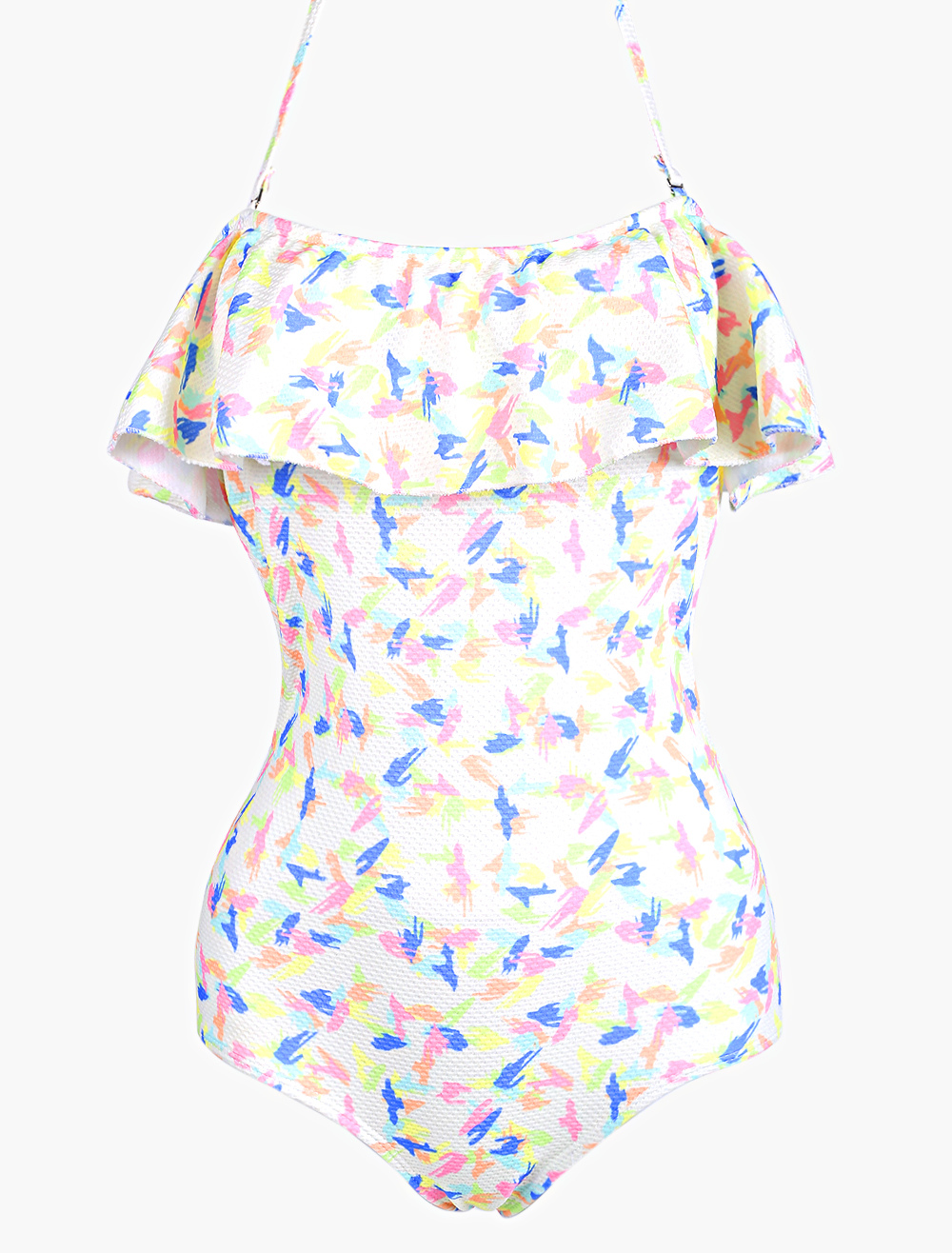 Backless Halter One Piece Swimsuit