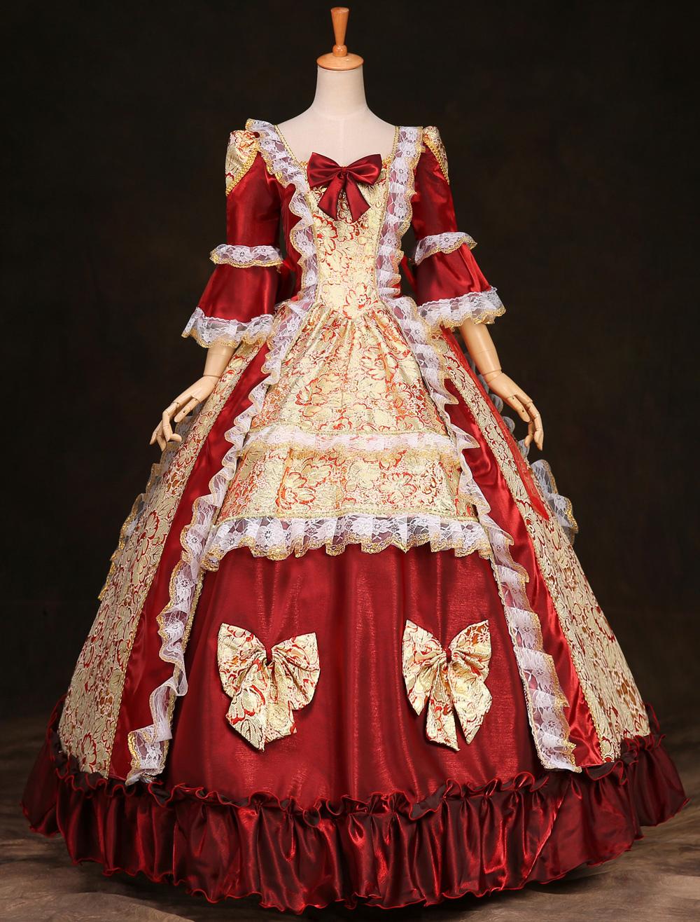 red royal princess dress