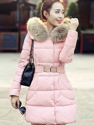 casaco de nylon feminino comprido