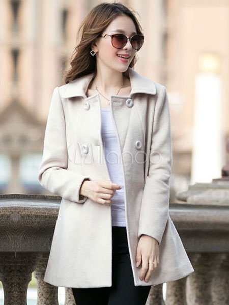 casaco de gabardine feminino