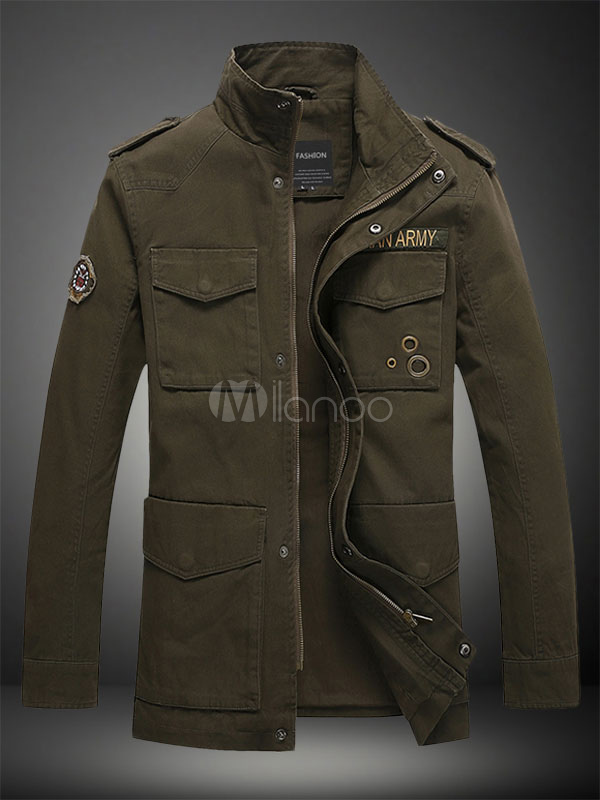 casaco tipo militar