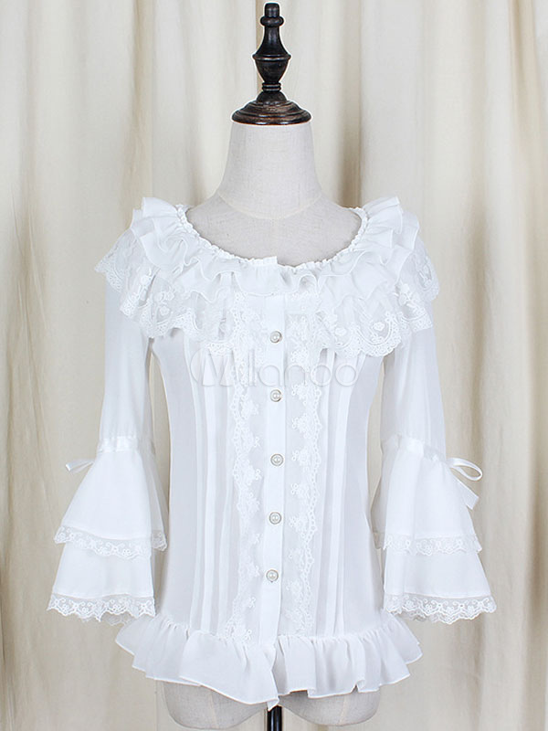 black lolita blouse