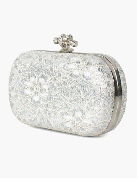 Lace Evening Bag in 3 Colors with Detachable Chain - Milanoo.com