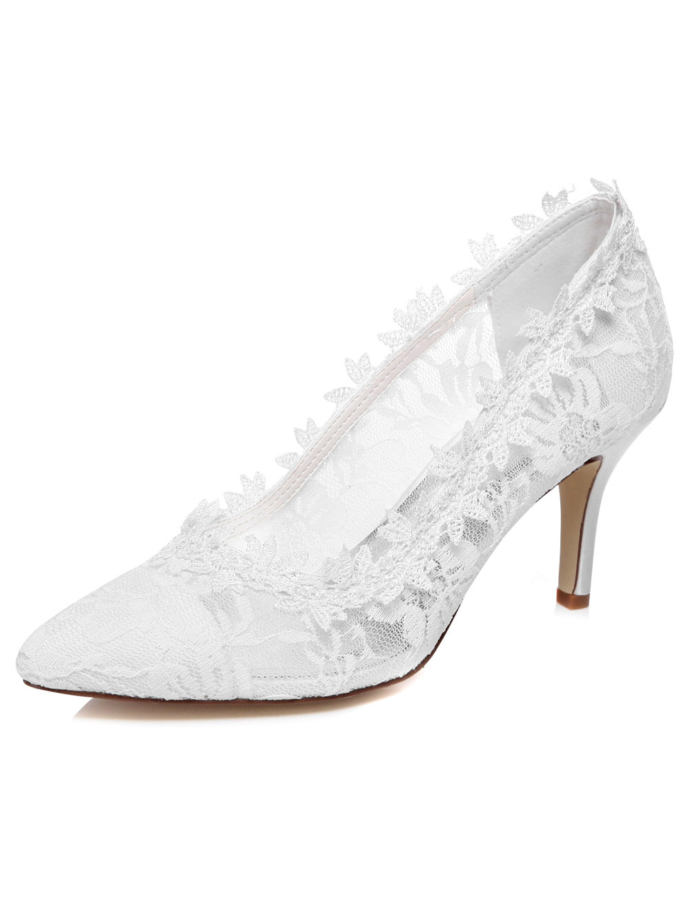 chaussure talon blanche mariage