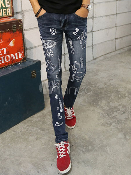 jeans with words