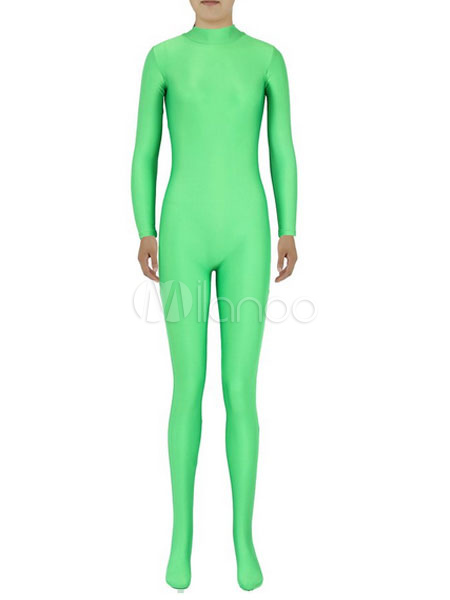 Green Morph Suit Adults Bodysuit Lycra Spandex Catsuit for Women ...