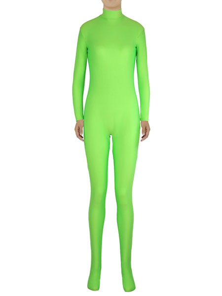 Light Green Morph Suit Adults Bodysuit Lycra Spandex Catsuit for Women ...