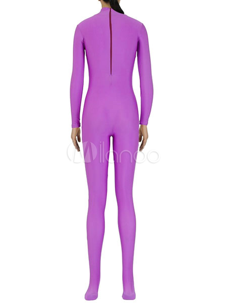Purple Morph Suit Adults Bodysuit Lycra Spandex Catsuit for Women ...