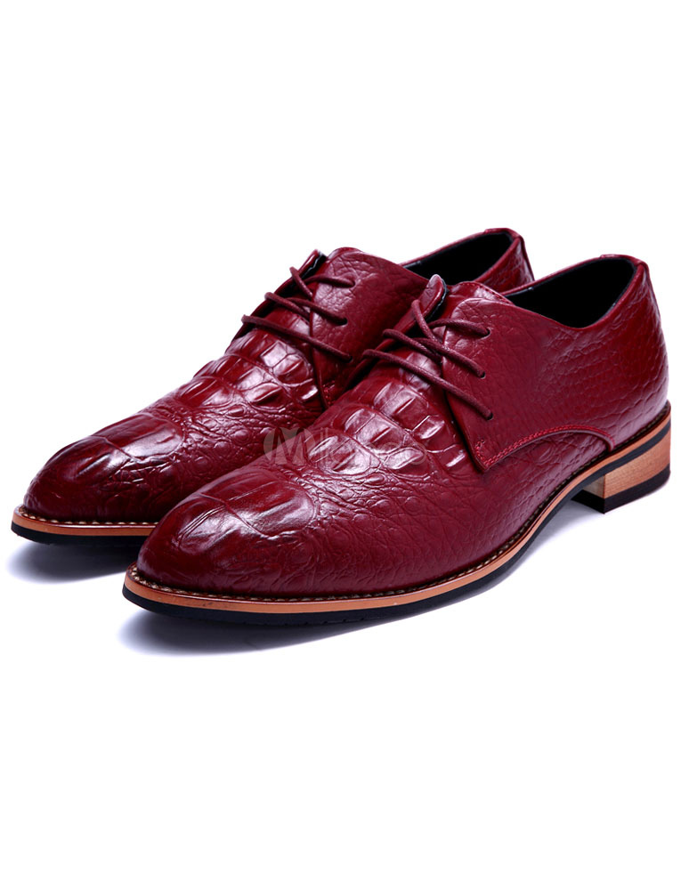 Caramel Leather Shoes Lace Up Shoes for Men - Milanoo.com