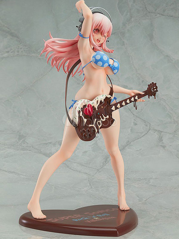 Super Sonico Figure Sexy Blue Swimsuit With Guitar Anime Figure No 1 Super Sonico Figure Sexy Blue Swimsuit With Guitar Anime Figure No 1