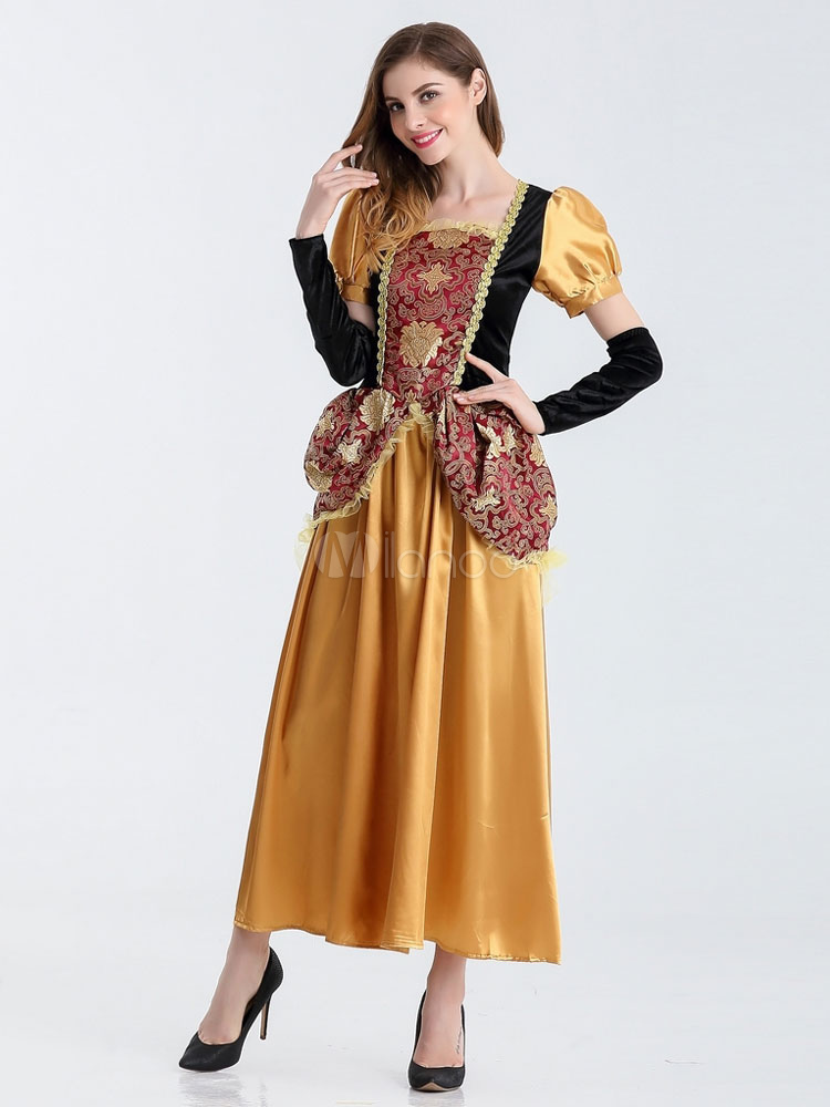 Robe Medievale Robe Mu00e9Diu00e9Vale Gothique Pour Femme Avec Manches Trompette Costume Corset Traditionnelle Irlandaise Ou Viking Manches Longues Halloween Cosplay Carnaval,Halloween Robe Médiévale