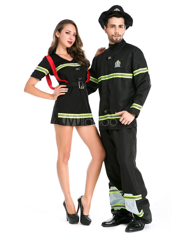 Couples Costumes 2018 Fireman Costume Halloween Sexy Firefighter ...