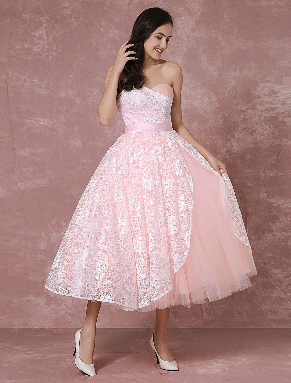 Blush Wedding Dress