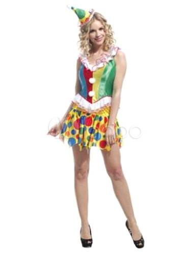 saia palhaço feminina