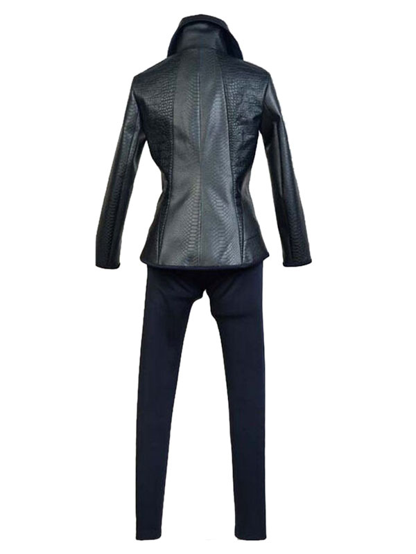 Once Upon A Time Emma Swan Cosplay Costume Black Jacket Costume ...
