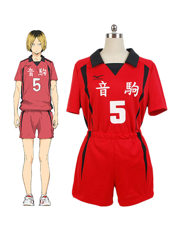 nekoma JERSEY No.5 Kenma Kozume Cosplay Costume High School Uniform Haikyuu!! 